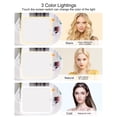thumbnail image 3 of Espejo de maquillaje Relavel, luces LED de 3 colores, 8.3 x 5.1 pulgadas con bolsa, 3 of 8