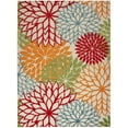 thumbnail image 3 of Nourison Aloha Indoor/Outdoor Floral  Green Area Rug, 3 of 10