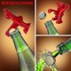 thumbnail image 3 of Abridor de botellas de 3 piezas para hombre, abridor de botellas de hombre rojo, botella de vino, botella de vino, cerveza Bot, 3 of 3