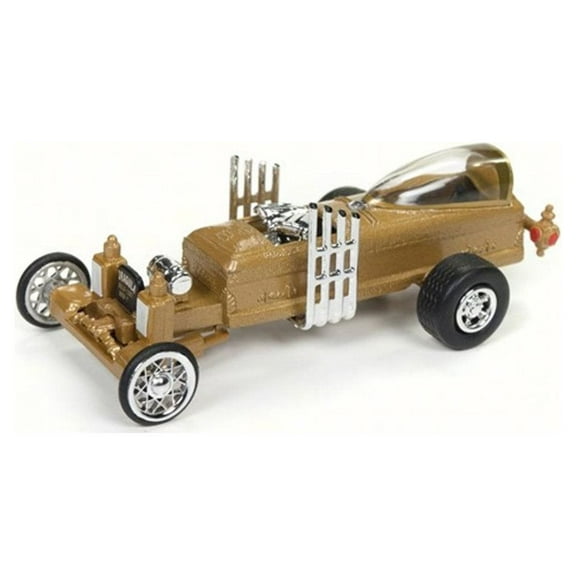 The Barris Drag-u-la, Gold - Round 2 JLSS003 - 1/64 Scale Diecast Model Toy Car