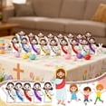 thumbnail image 3 of Little Jesus Figures,Mini Jesus Figurines - Tiny Statues for Easter Egg Stuffers,Religious Gifts,Parties,Baptism Gifts,Multicolor Miniature Decorations,Hide and Seek Figurines, 3 of 16