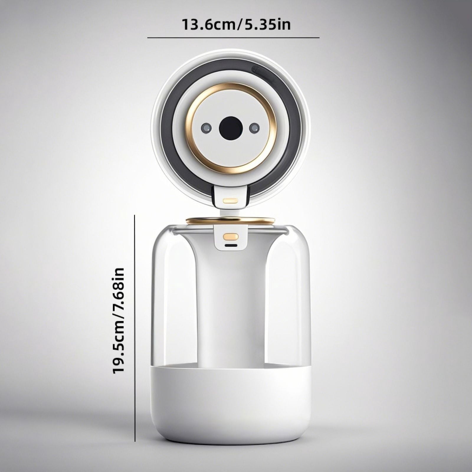 Gnwei Cool Mist Humidifier Quiet Ultrasonic Humidifiers for Bedroom & Large room - Adjustable -360 Rotation Nozzle, Auto-Shut Off, Humidifiers for Babies Nursery & Whole House