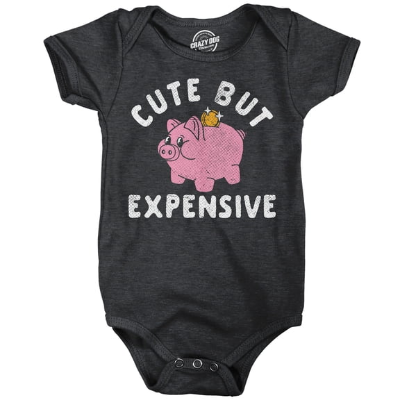 Cute But Expensive Baby Bodysuit Funny Sarcastic Graphic Novelty Jumper for Infants