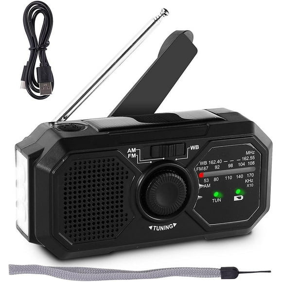 Crank Radio Solar Charged Hand Crank Power Generation Radio