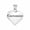 Silver, variant on Personlized Always on My Mind Forever in My Heart - Crystal Angel Wing Heart Stainless Steel Urn Pendant for Cremation Ashes of Loved One