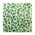 thumbnail image 2 of Yayeee Shower Curtain with Hooks 72"x72" Waterproof Fabric Bathroom Hanging Decor, Green Dot Triangles Pattern, 2 of 5