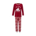 thumbnail image 3 of KOMOO Christmas Pajamas for Family Elk T-shirt Trousers Romper Matching Christmas Family Pajamas Sets Sleepwear, 3 of 9