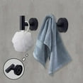 thumbnail image 4 of SIfdSeng 6Pc Stainless Steel Towel Bar Hanger Cloth Hook Paper Towel Rack Black Bathroom Accessories Perforated Bathroom Hardware Set Tool Organizer Kitchen Organizer, 4 of 8