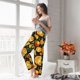 thumbnail image 5 of Balery Tangerine Pantalones de pijama para mujer, pijamas ultraligeros, pantalones de estar por casa-Medium, 5 of 6
