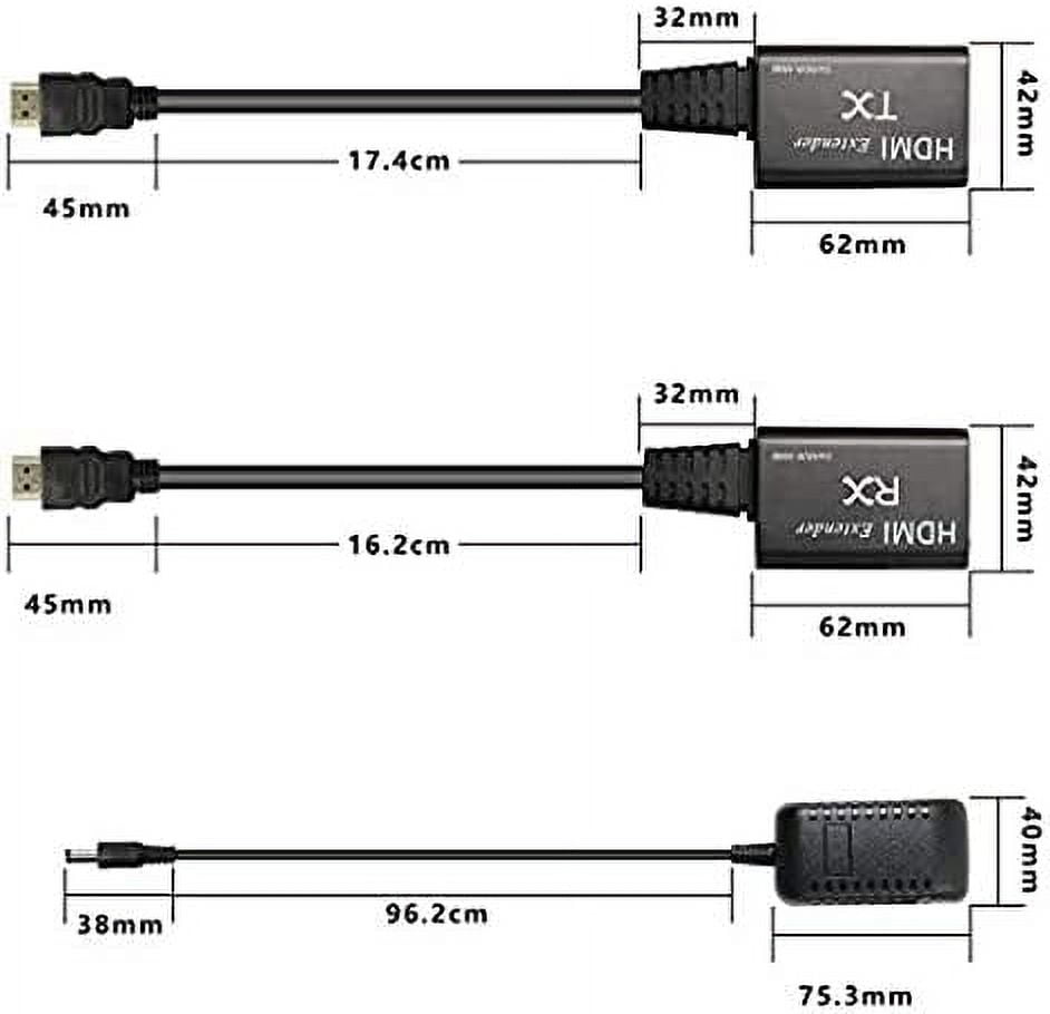 ROLINE Prolongateur HDMI A/V via Cat.6A, 4K@60Hz, 30m/45m - SECOMP