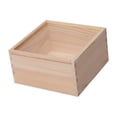 thumbnail image 2 of Siruishop Wooden Box DIY Unfinished Wood Storage Gift Box Decorative Storage Container 15cmx15cmx10cm, 2 of 8