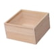 thumbnail image 2 of Caja de madera para regalo, caja de escritorio con tapa, contenedor de almacenamiento, organizador de joyas 15cmx15cmx10cm, 2 of 9
