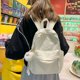 thumbnail image 5 of Mochila casual de mujer con colgante estampado floral multibolsillos para adolescentes, 5 of 8