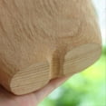 thumbnail image 5 of Clearance!Zynic Handmade Wooden Cat Vase Solid Wood Handmade Vase Solid Wood Cat Statue Vase Modern Shelf Decor Cat Lover Gift Home Decor for Mantel Party Living Room, 5 of 10