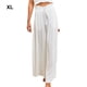 thumbnail image 2 of Qarigey Pantalones de moda de verano para mujer: pantalones de estilo fino, frescos y elegantes, moda de mujer, blanco XL 1 Type3 NO3, 2 of 6