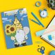 thumbnail image 2 of DIY Partícula Taladro Cuaderno de bocetos En blanco Sin línea Patrón de dibujos animados de resina para niños Adultos FLhrweasw Nuevo, 2 of 9
