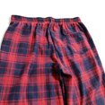 thumbnail image 6 of Bosfbaoi Plus Size Pants For Men Plaid Drawstring Pants Baggy Wide Leg Mens Pants Casual Street Style Trousers, 6 of 9