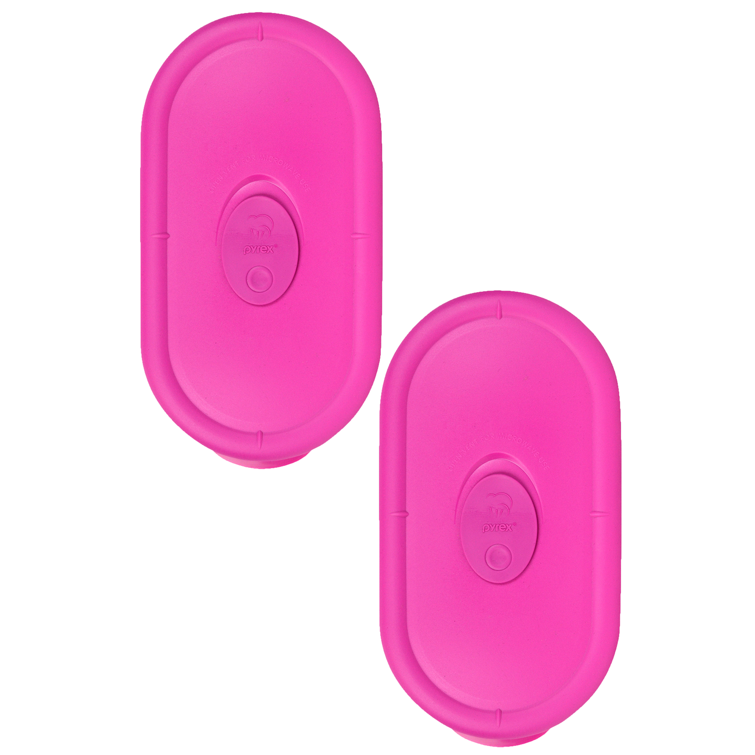 Pyrex 8300VPC Oblong Berry Pink Plastic Vented Replacement Lid Cover