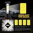 thumbnail image 3 of For Dodge Ram 1500 2500 3500 2019-2021 LED Headlight Bulbs 9005 H11 High Low Beam Combo 6000K 4Pcs, 3 of 17