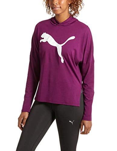 puma pink hoodie womens