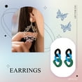 thumbnail image 3 of maskred 2 Pieces Woman Earring Fashion Acrylic Delicate Ear Jewelry Geometry Circle Danging Drop Earrings Bohemia Accessory Type 1 Type 2, 3 of 6