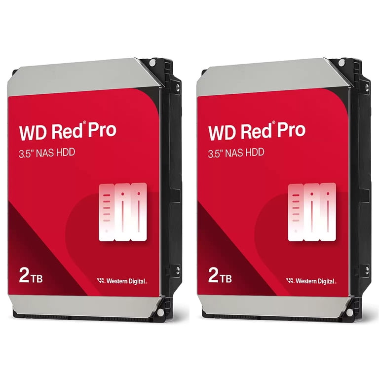 WD 2x WD Red Pro 2TB 7200 rpm SATA III 3.5