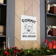 thumbnail image 6 of Scripture Walls To The Lord Proverbs 16:3 Cursive Christian Wall Art Print Ready to Hang Unframed, 6 of 18
