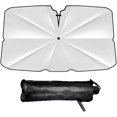 thumbnail image 1 of Parasol plegable para parabrisas de coche, varilla flexible ajustable 360°, 79 x 140 cm, 1 of 5