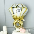 thumbnail image 5 of Efavormart 21" Gold Aluminum Foil Self-Sealing Balloon Wholesale Giant Diamond Engagement Ring Mylar Balloons “I Do” Foil Balloons, 5 of 11
