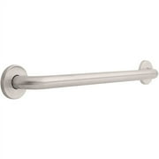 Peerless 24" Concealed Mount Grab Bar, Stainless Steel