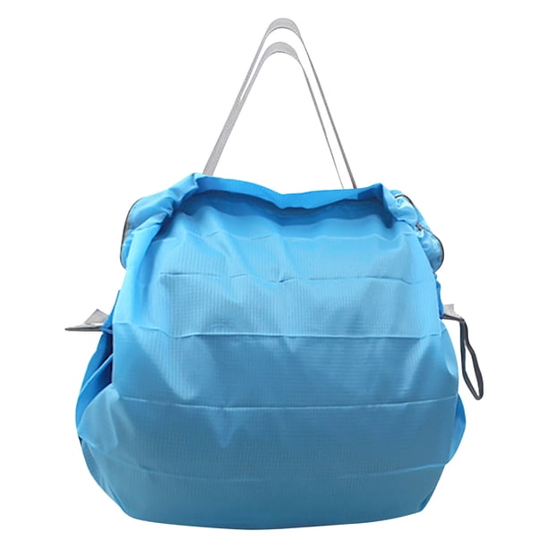 Bolso de compras cuadrado plegable de protección ambiental de gran capacidad de doble cara Wmkox8yii HFSH146