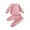 Pink, variant on Diufon Infant Baby Boy Girl Clothes Sets Long Sleeve Tops and Elastic Waist Pants Fall Winter 2 Piece Tracksuits