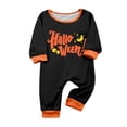 thumbnail image 2 of Family Pajamas Matching Sets - 2 piece Halloween Print Short Sleeve Tops + Pants Sleepwear,Casual Family Outfits Sets for 18 Months Pjs, 2 of 3