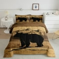 thumbnail image 2 of Manfei Safari Bear 2pcs Bedding Comforter Set,Lodge Cabin Twin Comforter Sets,Woodland Animal Bedding Set,Ultra Soft Wildlife Bedroom Decoration,Reversible, 2 of 8