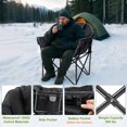 thumbnail image 4 of Sunyrisy Oversized Heated Camping Chair, Folding Outdoor Chair with 3 Heat Settings, Dual-Zone Heating, Supports up to 500 lbs, Portable Heated Chair for Camping, Fishing and Sports Events, 4 of 7