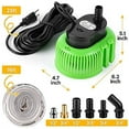HAEMORE Pool Cover Pump Above Ground, Water Pump for Pool Draining