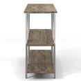 thumbnail image 5 of Furniture of America Pardi 3-Shelf Console Table, Dark Oak, 5 of 8