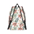 thumbnail image 3 of Daiia Lilies Flowers Vintage Canvas Backpack for Men and Women ,Hiking Backpack,Travel Laptop Bag for School,Large Capacity Backpack, 3 of 8