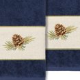 thumbnail image 3 of Linum Home Textiles 100% Turkish Cotton Pierre 2PC Embellished Hand Towel Set, 3 of 3