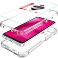 thumbnail image 5 of for T-Mobile Revvl 8 3-in-1 Case with Screen Protector, TMobile Revvl 8 Phone Case Full Body Protection,Hard PC Bumper & Silicone Back Military Grade Cover. (Clear, T-Mobile Revvl 8), 5 of 5
