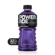 POWERADE Grape, ION4 Electrolyte Enhanced Fruit Flavored Sports Drink w/ Vitamins B3, B6, and B12, Replenish Sodium, Calcium, Potassium, Magnesium, 32 fl oz
