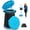blue, variant on XXL Portable Toilet - 19.7"H Adjustable Foldable Camping Toilet, Luggable Loo with Lid, Strap,Toilet Bag for Camping, Hiking, Travel and Car