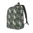 thumbnail image 1 of Vsdgher Halloween Potions Print Canvas Backpack Travel Rucksack Unisex Knapsack 15.7/17.7Inch Laptop Backpack for Work,College-Small, 1 of 5