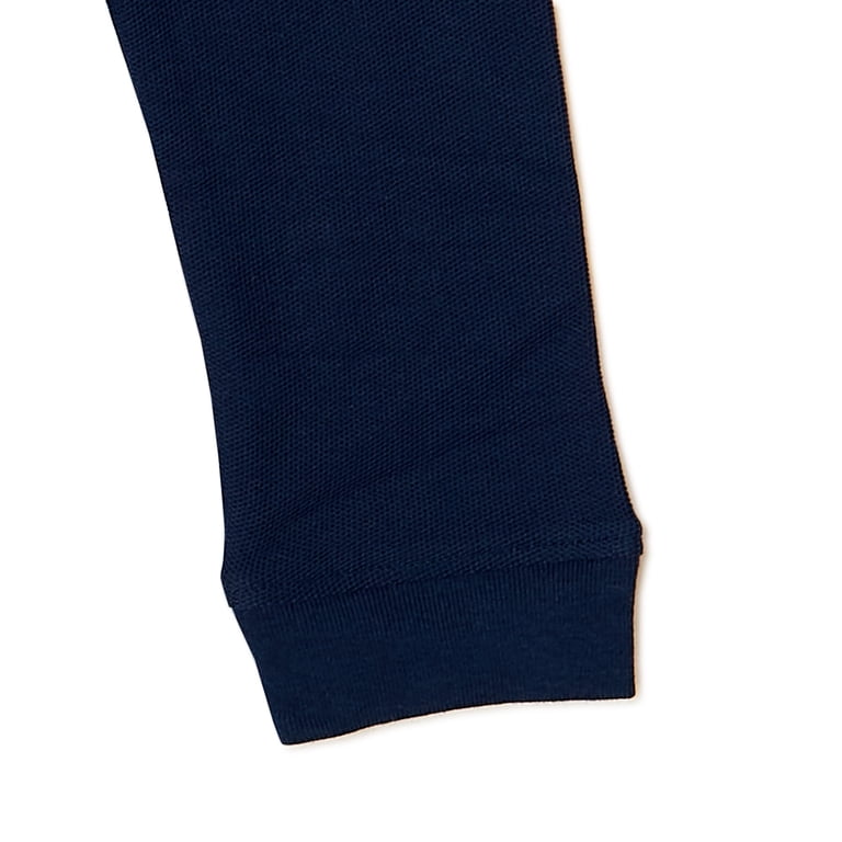Wonder Nation Toddler Boys School Uniform Long Sleeve Polo 2-Pack photo 2
