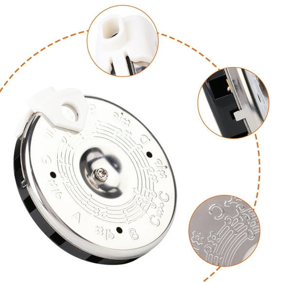 Pitch Pipe Tuner 13 Pitch C C Tuning Tool with Case Chromatic 13 Pitch Pipe Tuner, 13 Pitch Pipe Chromatic Tuner Tuning