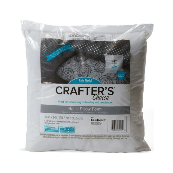 Poly-Fil® Crafter's Choice® Decorative Square Pillow Insert by Fairfield™, 14" x 14"