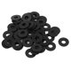 thumbnail image 2 of 4 mm x 10 mm x 1 mm aislamiento plana Nylon arandela espaciadora negro 50 piezas, 2 of 2