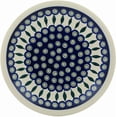 thumbnail image 2 of Blue Rose Polish Pottery Peacock Dinner Plate, 2 of 6