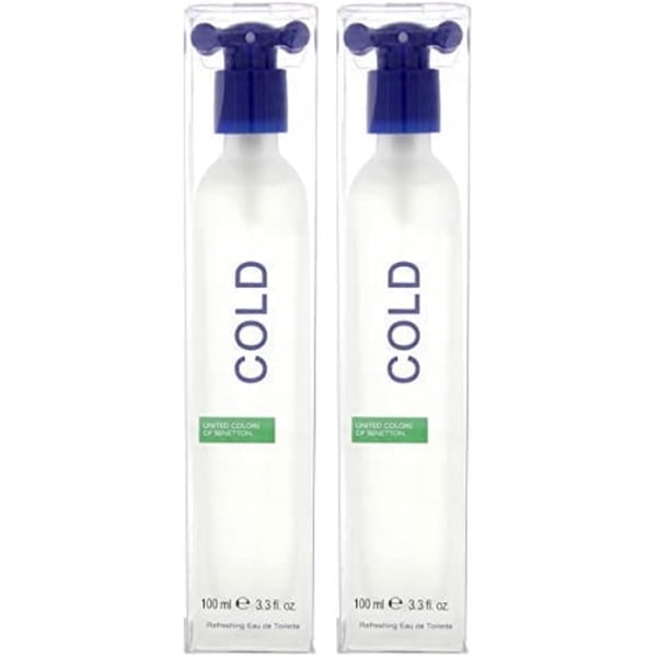 Eau de Toilette United Colors of Benetton Cold 100 ml Pack x2