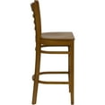 thumbnail image 5 of Emma + Oliver Ladder Back Cherry Wood Barstool, 5 of 7